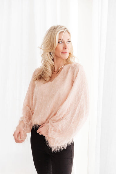 Express Yourself Top in Peach Womens Southern Soul Collectives 