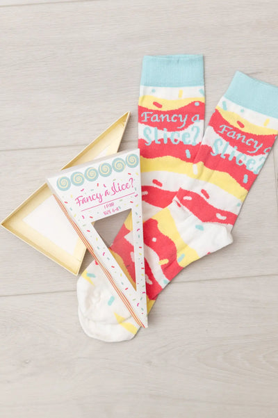 Fancy A Slice? Graphic Socks Womens Southern Soul Collectives 