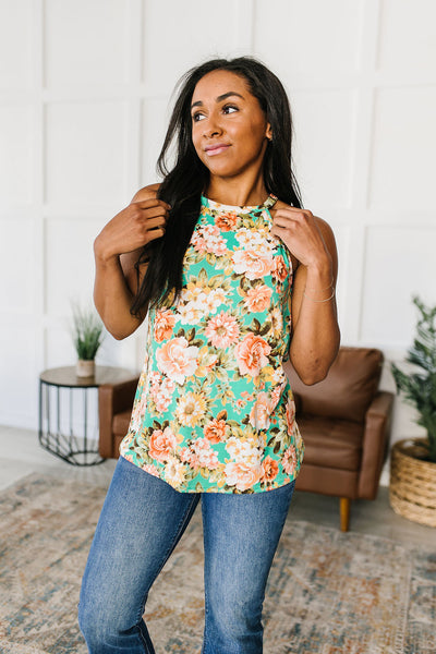 Fiddle Dee Dee Floral Halter Top Womens Southern Soul Collectives 