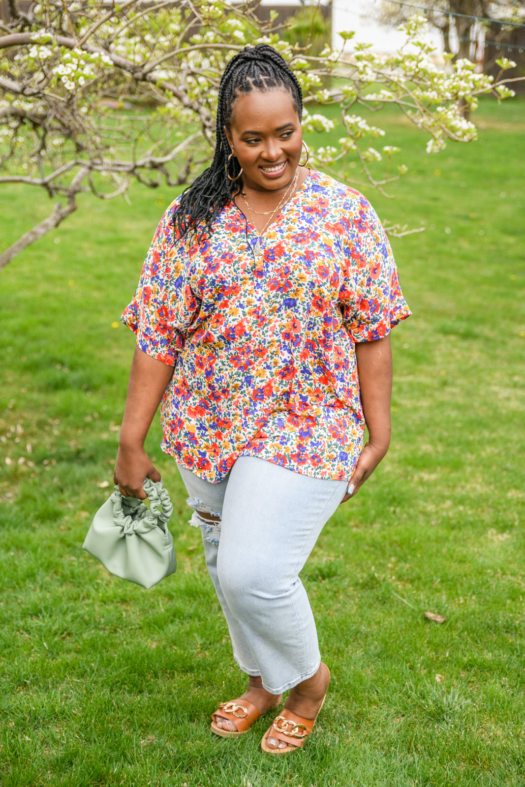 Floral Breeze Top Womens Southern Soul Collectives 