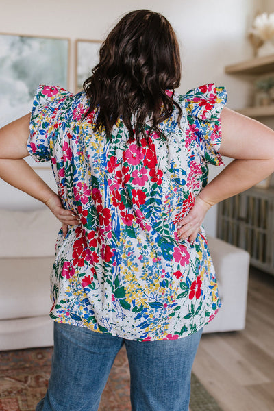 Floral Impressions Blouse Womens Southern Soul Collectives 