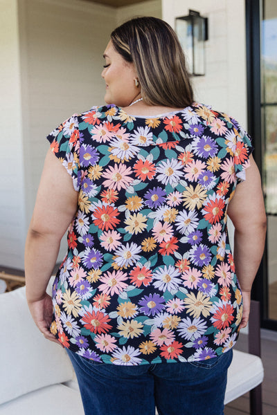 Flower Power Floral Top Womens Southern Soul Collectives 