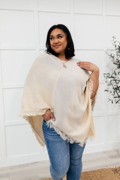 Forever Loved Poncho in Grey Womens Southern Soul Collectives 