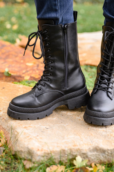 Fresh Feels Combat Boots In Black Womens Southern Soul Collectives 