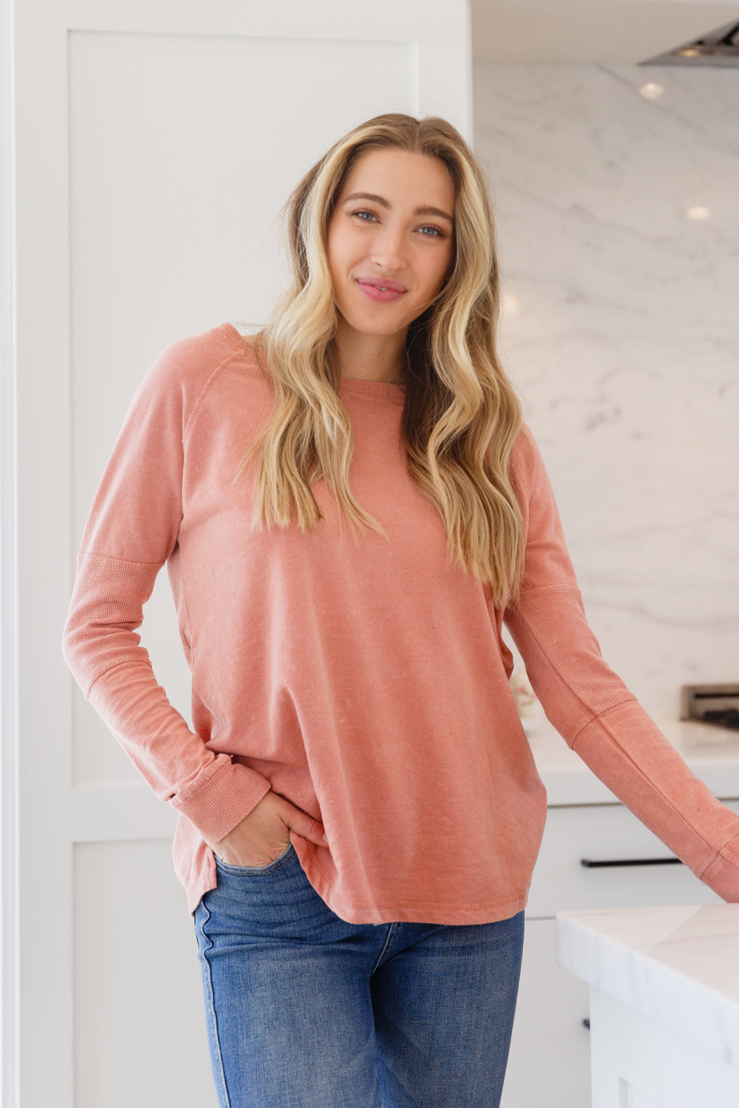Fun Beginnings Raglan Top In Dusty Mauve Womens Southern Soul Collectives 