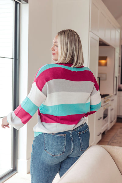Get It Started Striped Sweater Womens Southern Soul Collectives 
