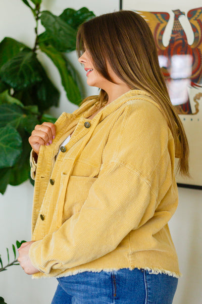 Give Me More Corduroy Jacket in Honey Womens Southern Soul Collectives 