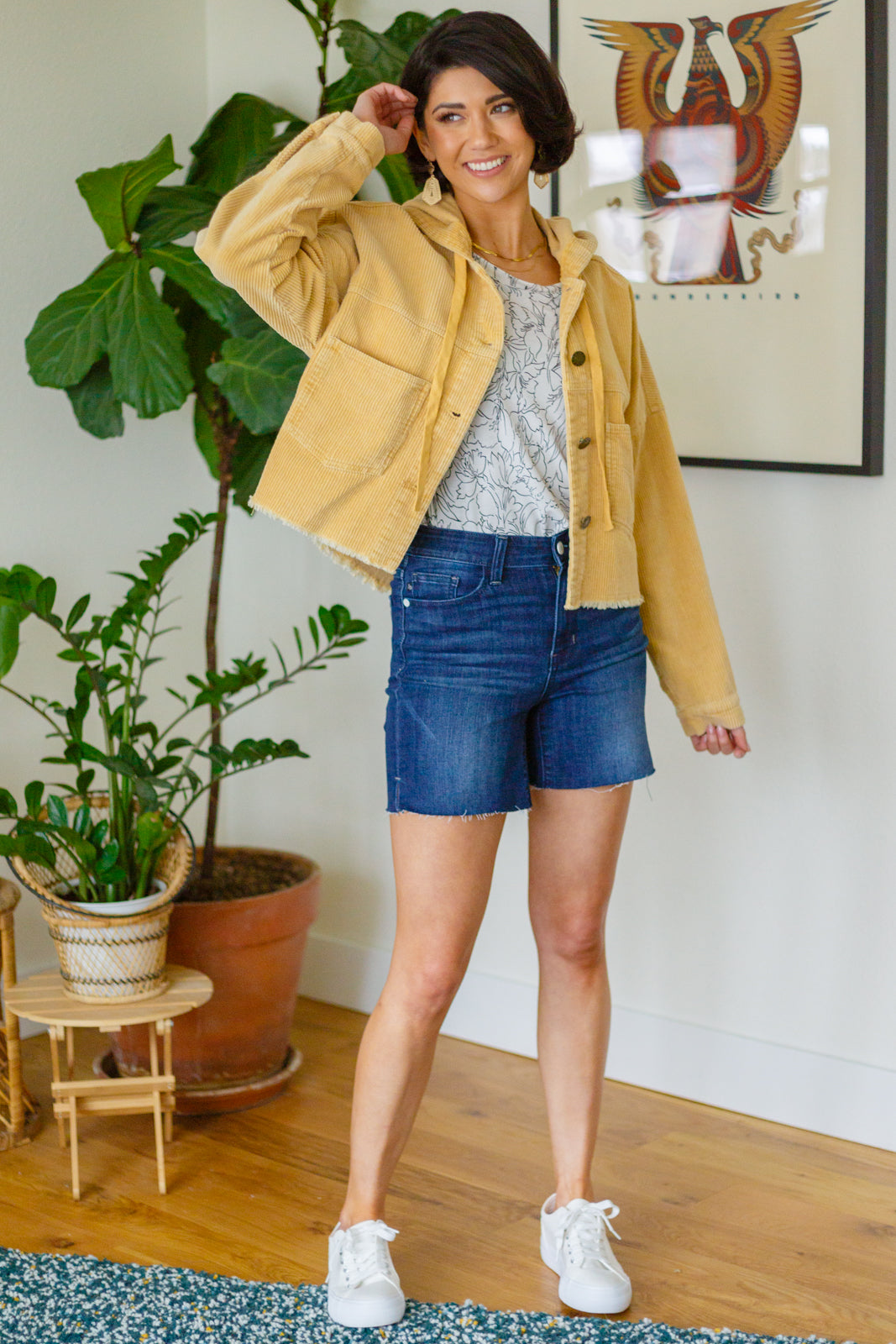 Give Me More Corduroy Jacket in Honey Womens Southern Soul Collectives 