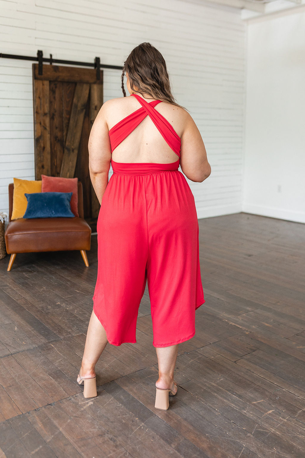 Good Idea Jumpsuit in Red Womens Southern Soul Collectives 