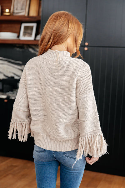 Handle It All Fringe Detail Sweater Womens Southern Soul Collectives