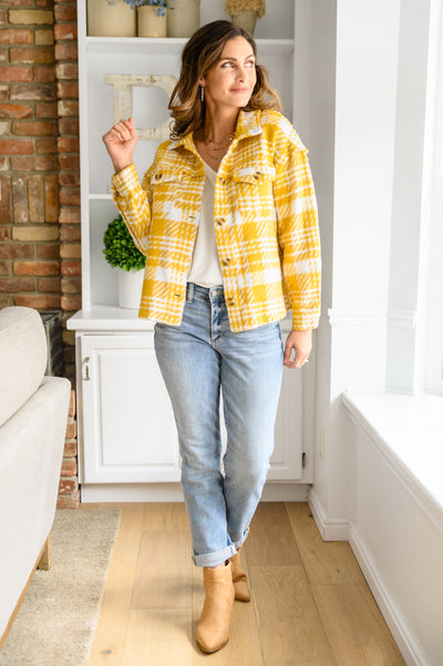 Hard To Miss Shacket In Mustard Womens Southern Soul Collectives 