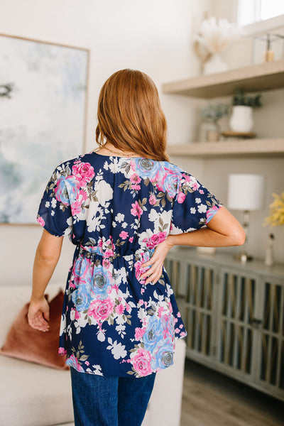 Hello Hummingbird Floral Top Womens Southern Soul Collectives 