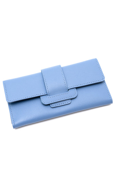 Hello Spring Oversized Wallet in Light Blue Womens Southern Soul Collectives 