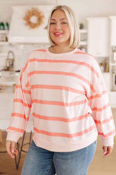 Here for the Stripes Long Sleeve Top - Southern Soul Collectives