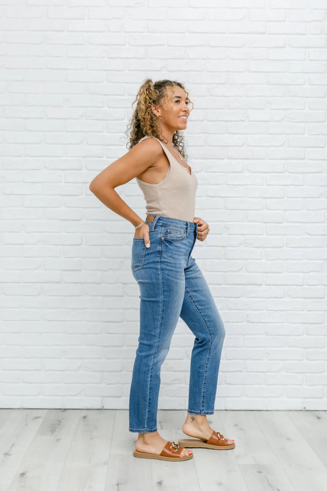 High Waist Slim Fit Jeans Womens Southern Soul Collectives 