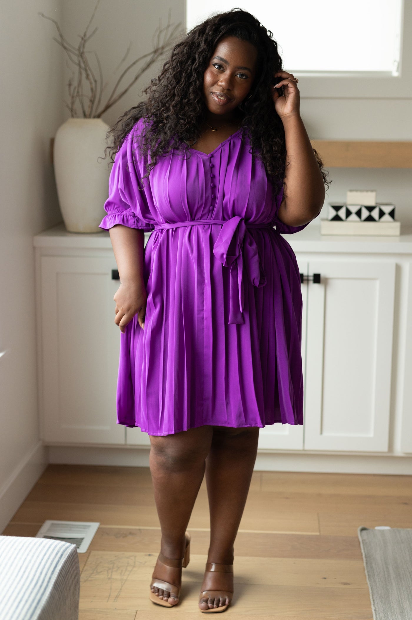 Hold And Squeeze Me Pleated Dress Womens Southern Soul Collectives