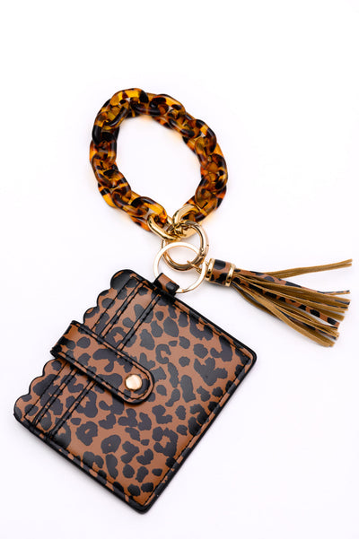Hold Onto You Wristlet Wallet in Leopard Womens Southern Soul Collectives 