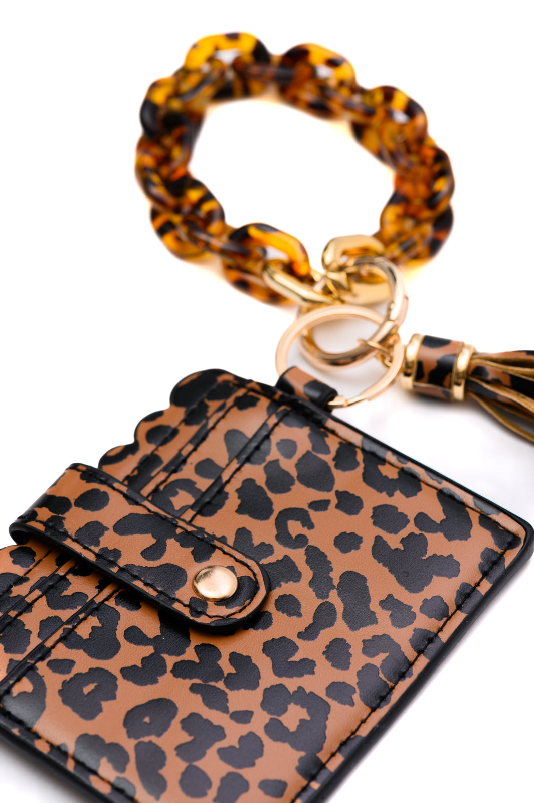 Hold Onto You Wristlet Wallet in Leopard Womens Southern Soul Collectives 