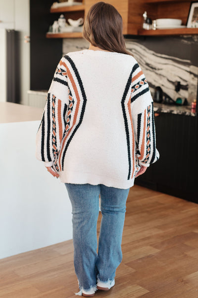 Holding On Aztec Print Cardigan - Southern Soul Collectives