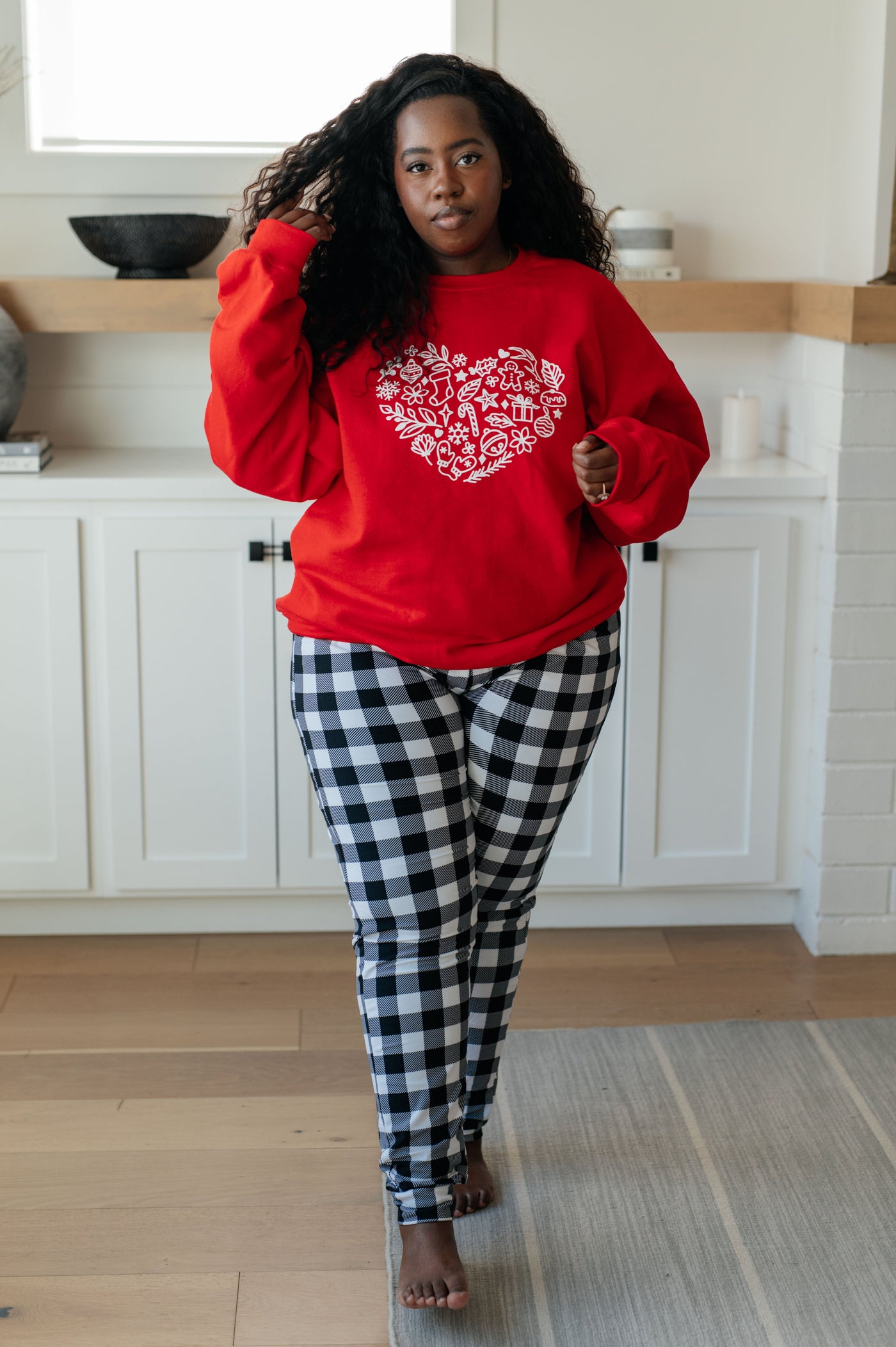 Holiday Heart Sweatshirt Womens Southern Soul Collectives