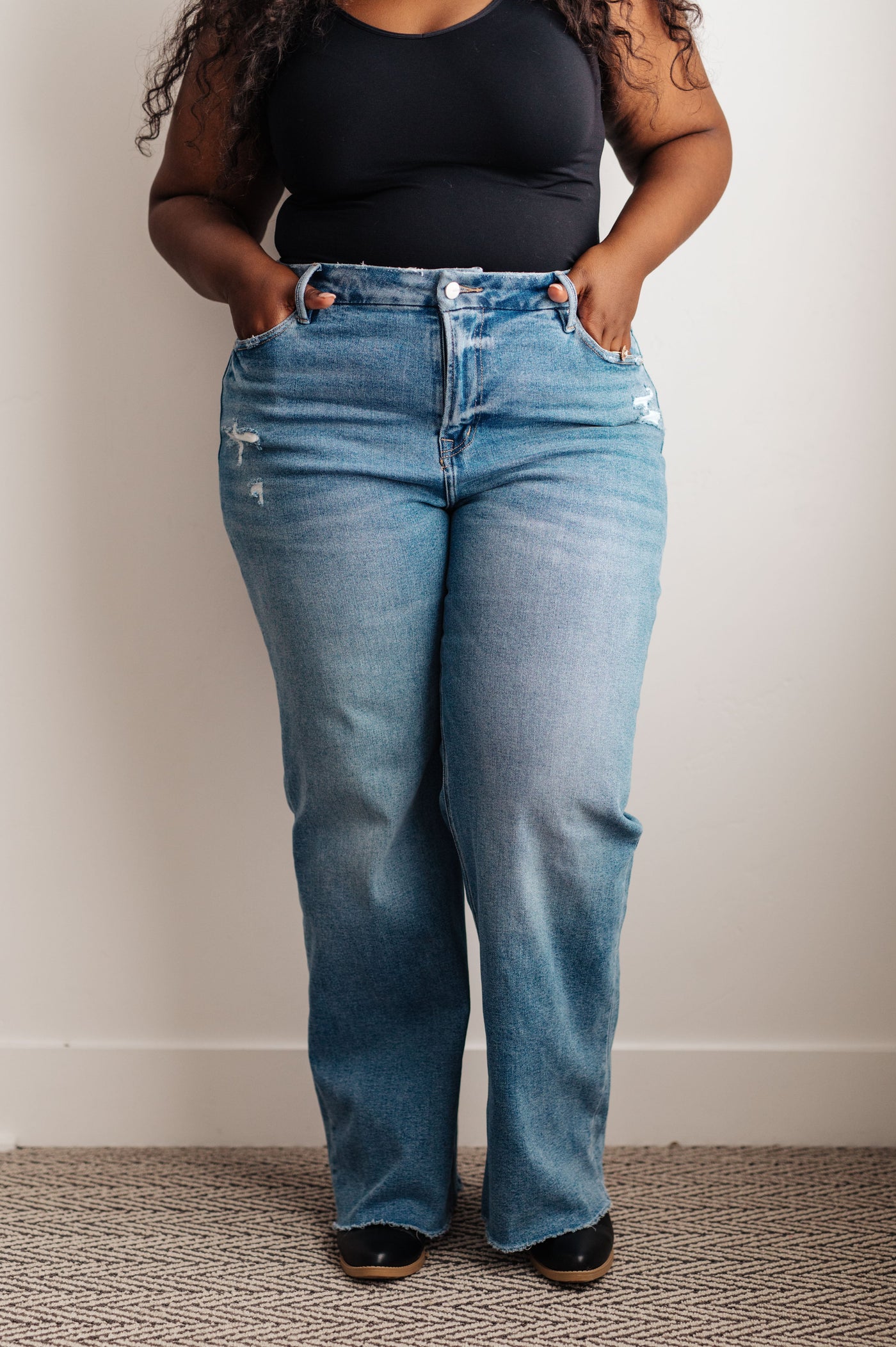 Hope High Rise Wide Leg Jeans - Southern Soul Collectives