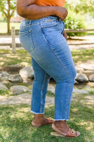 Howdy Embroidered Judy Blue Boyfriend Jeans Womens Southern Soul Collectives 
