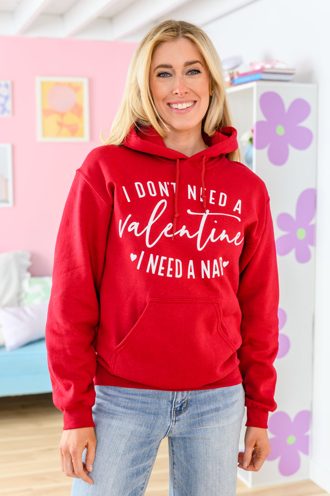 I Don't Need A Valentine Hoodie 1/17/2023 Womens Southern Soul Collectives 