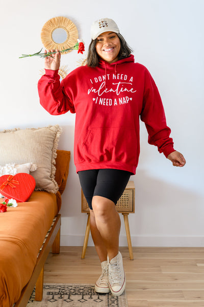 I Don't Need A Valentine Hoodie 1/17/2023 Womens Southern Soul Collectives 