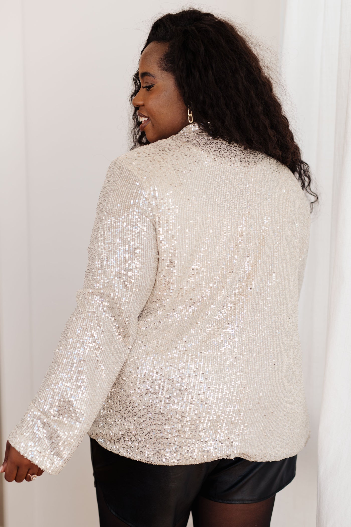 I Know You're Busy Sequin Blazer - Southern Soul Collectives