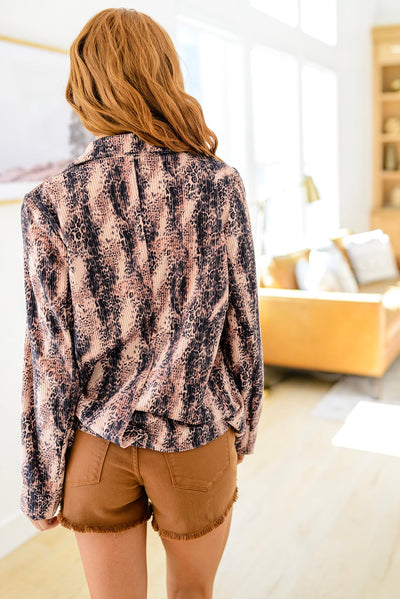 Impress Me Much Animal Print Blazer Womens Southern Soul Collectives 