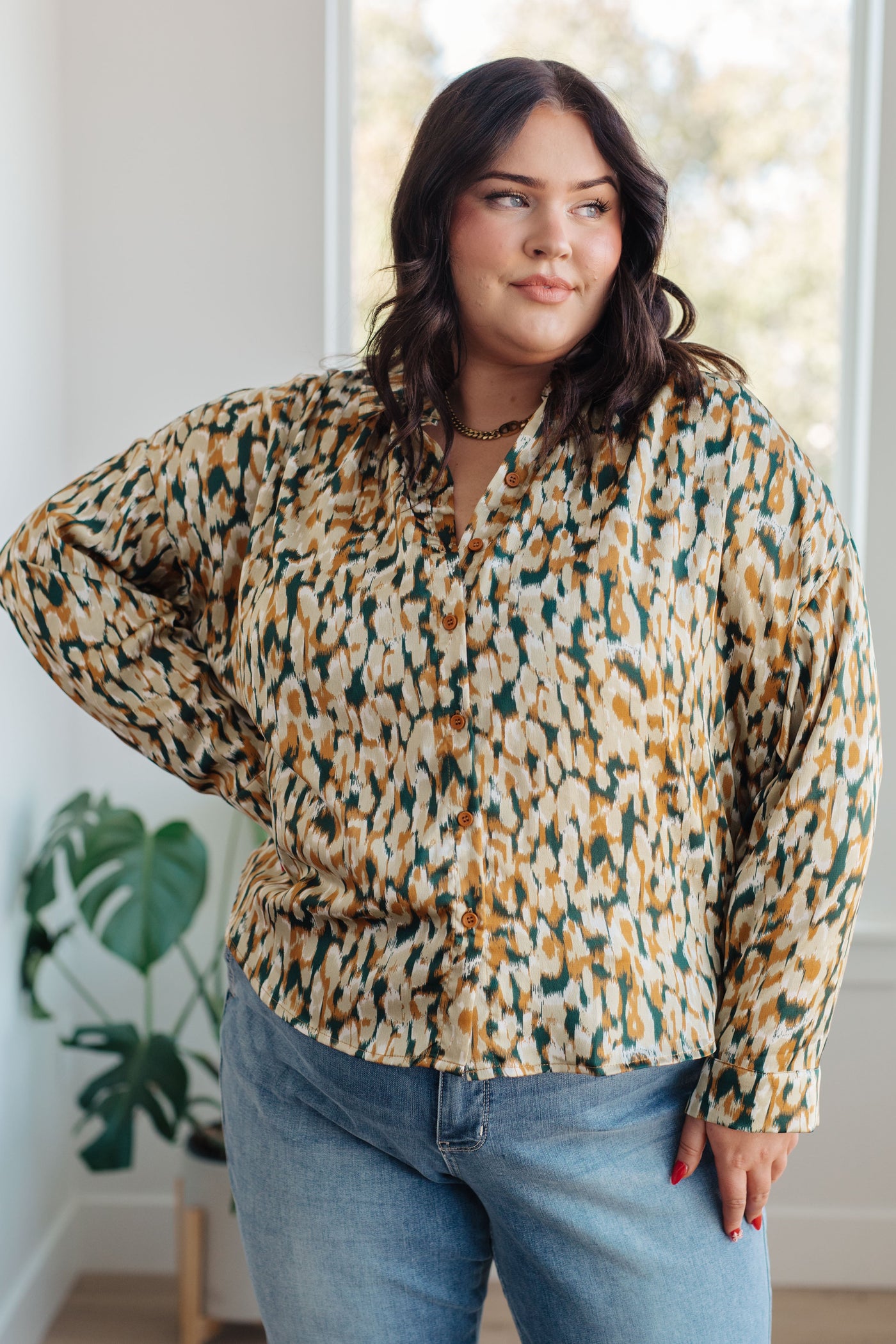 In the Willows Button Up Blouse Womens Southern Soul Collectives