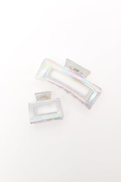 Iridescent Claw Clip 2 Pack Womens Southern Soul Collectives 