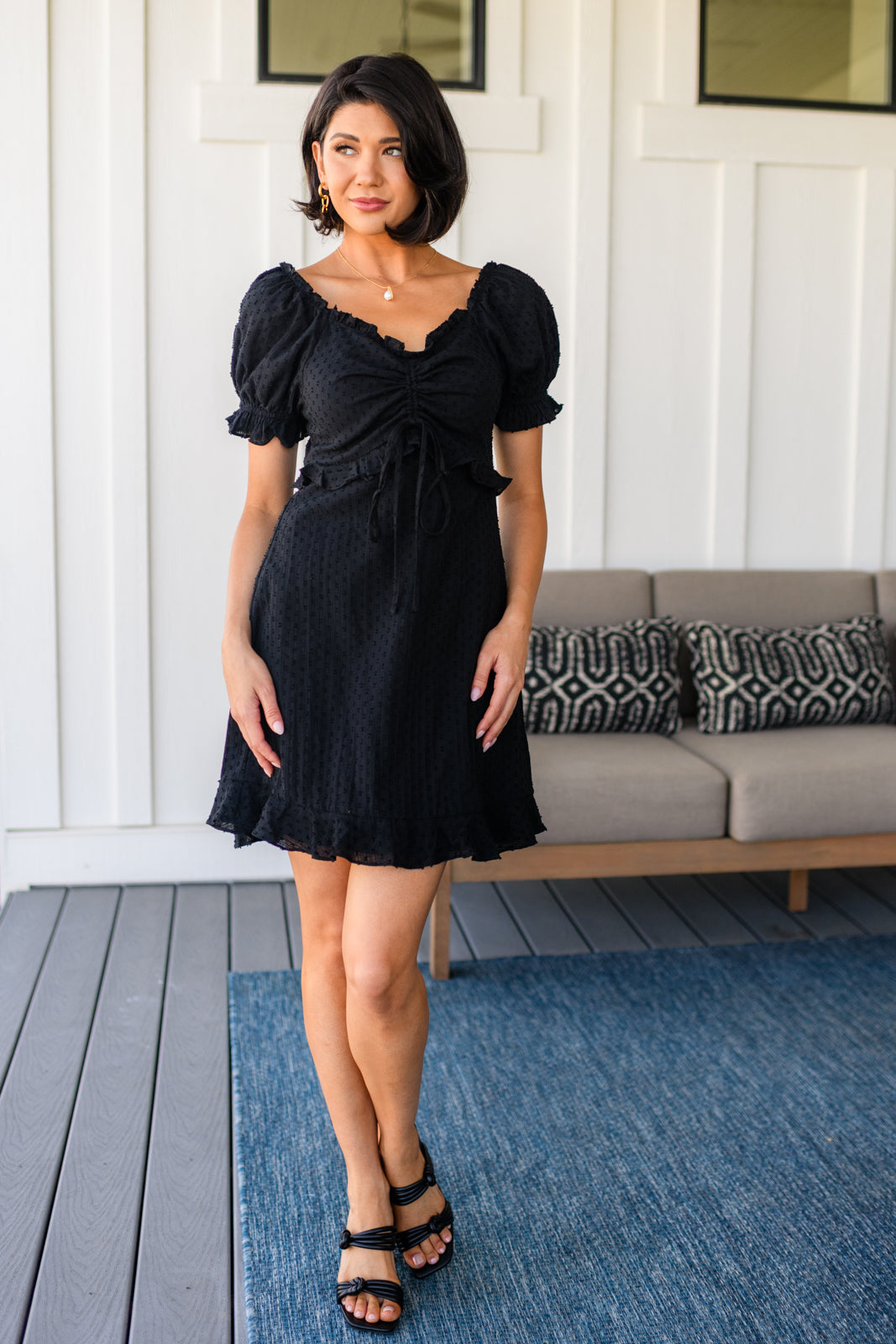 It's Cocktail Hour Ruffle Detail Dress Womens Southern Soul Collectives 