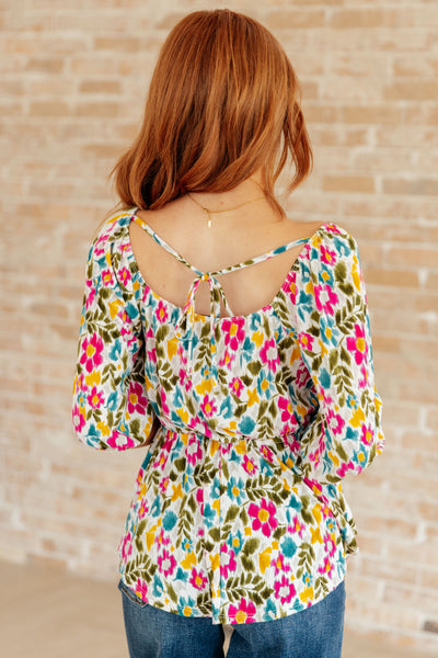 It's a Kind of Magic Floral Peplum Tops Southern Soul Collectives