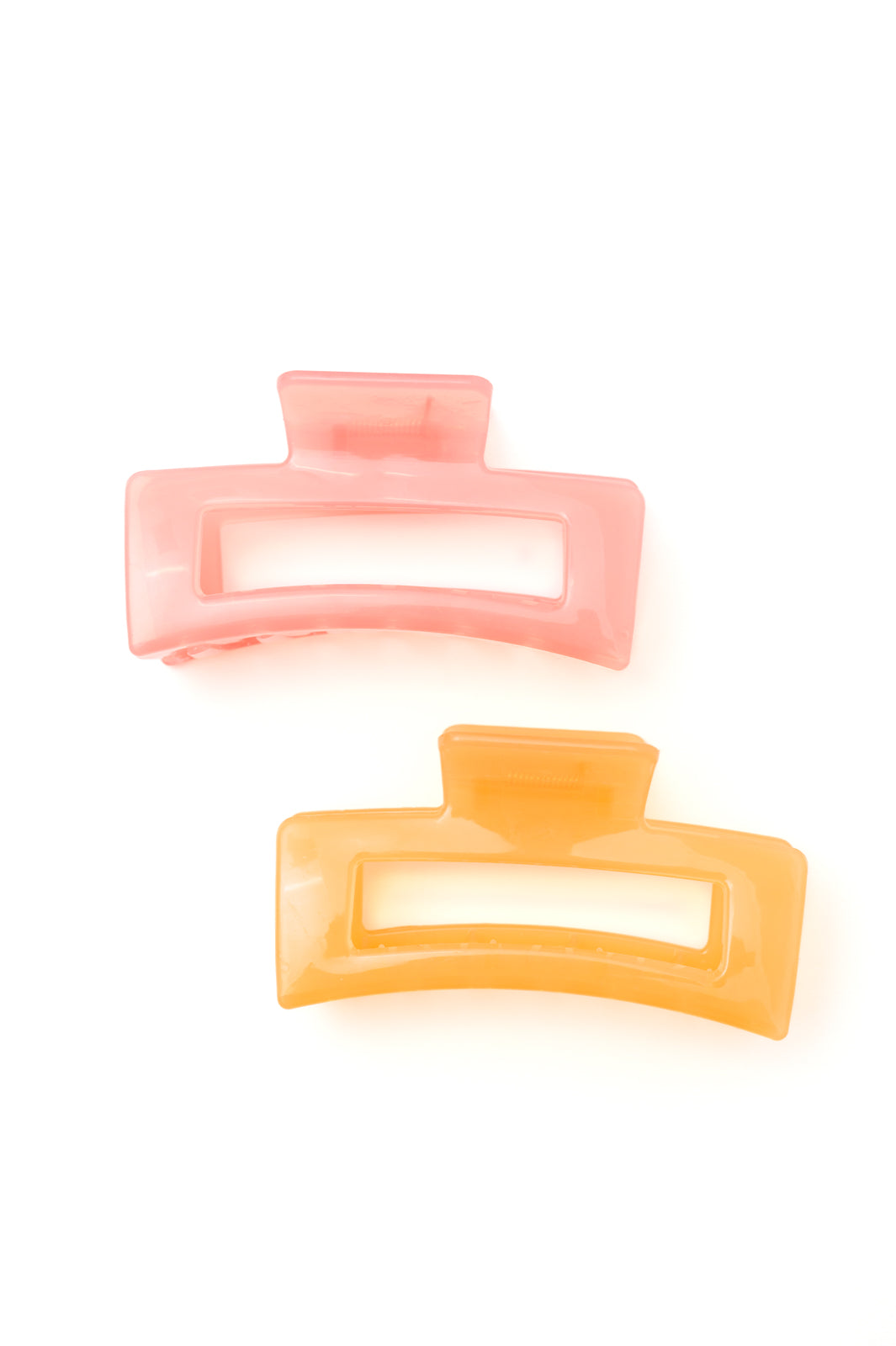 Jelly Rectangle Claw Clip in Sherbet Womens Southern Soul Collectives 