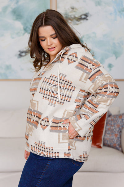 Just Going For It Aztec Hoodie Womens Southern Soul Collectives