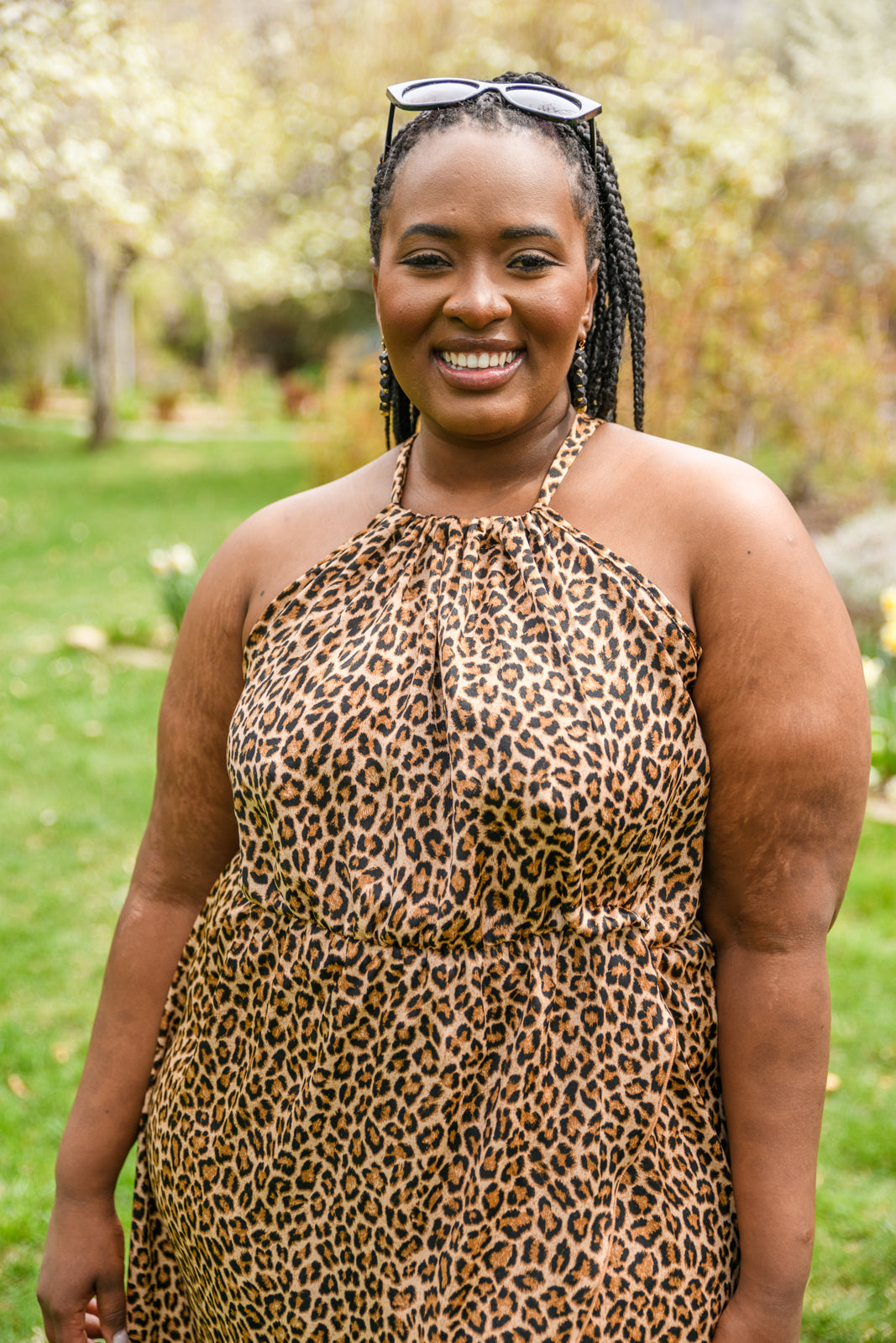 Just My Luck Animal Print Dress Womens Southern Soul Collectives 