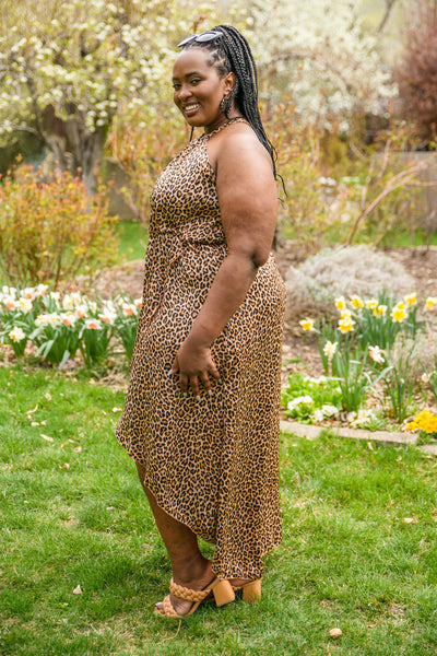 Just My Luck Animal Print Dress Womens Southern Soul Collectives 