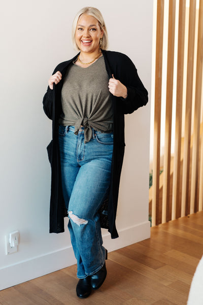 Lengths You'll Go Duster Cardigan Womens Southern Soul Collectives