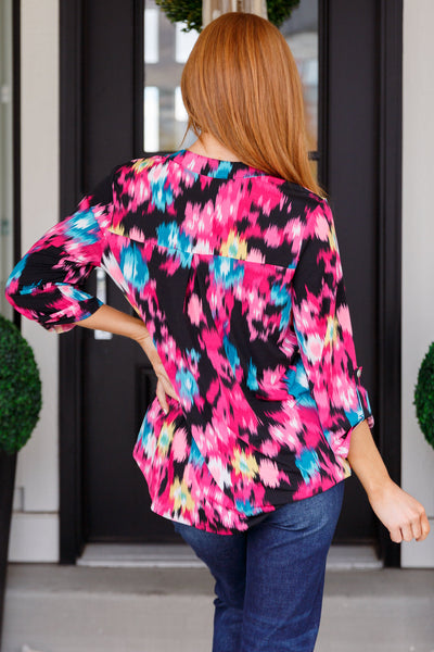 Little Lovely Blouse in Painted Floral Womens Southern Soul Collectives