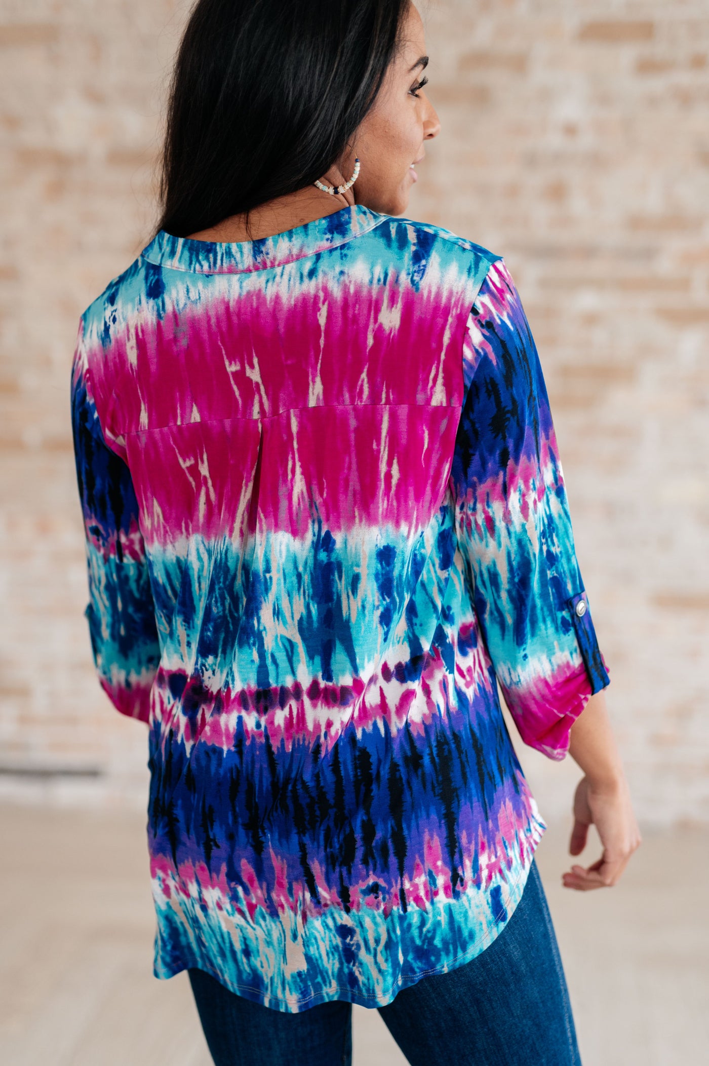 Little Lovely Blouse in Tie Dye Tops Southern Soul Collectives