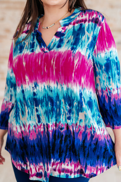 Little Lovely Blouse in Tie Dye Tops Southern Soul Collectives