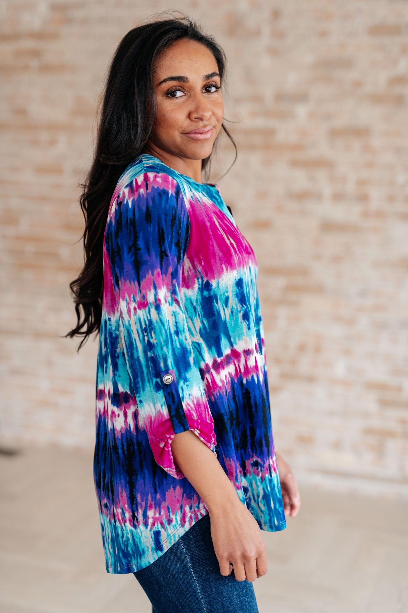 Little Lovely Blouse in Tie Dye Tops Southern Soul Collectives