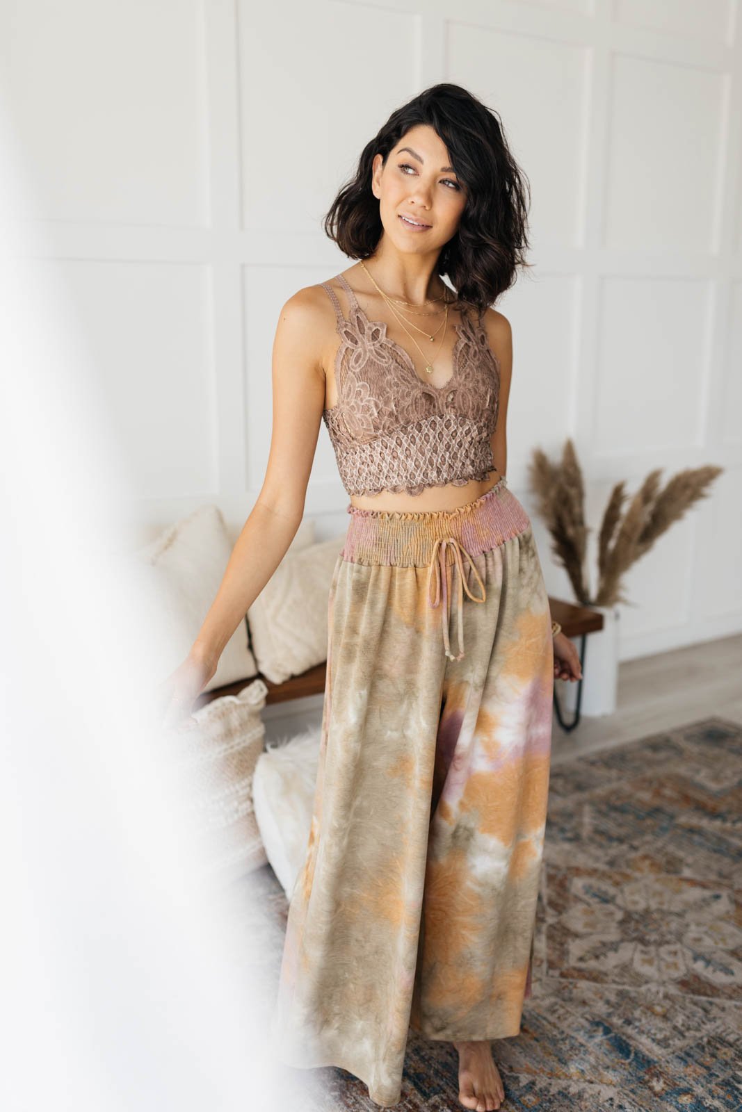 Live In Lace Bralette in Mauve Womens Southern Soul Collectives 