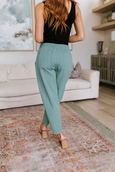 Love Me Dearly High Waisted Pants in Jade Womens Southern Soul Collectives 