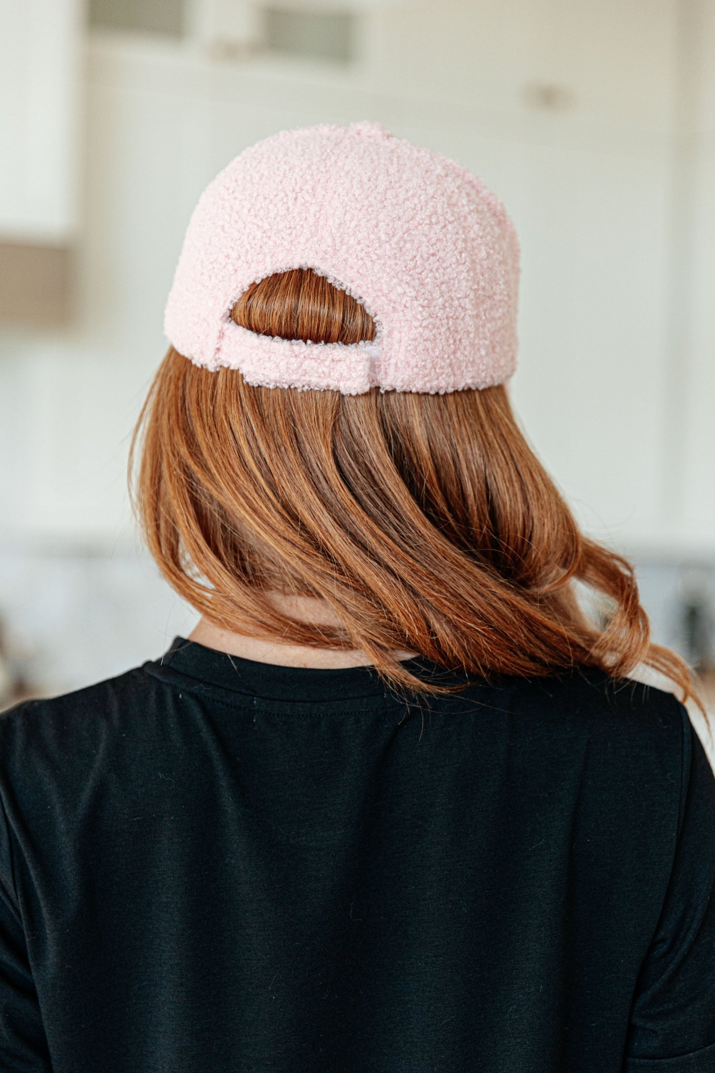 Lyla Sherpa Ball Cap in Pink Womens Southern Soul Collectives