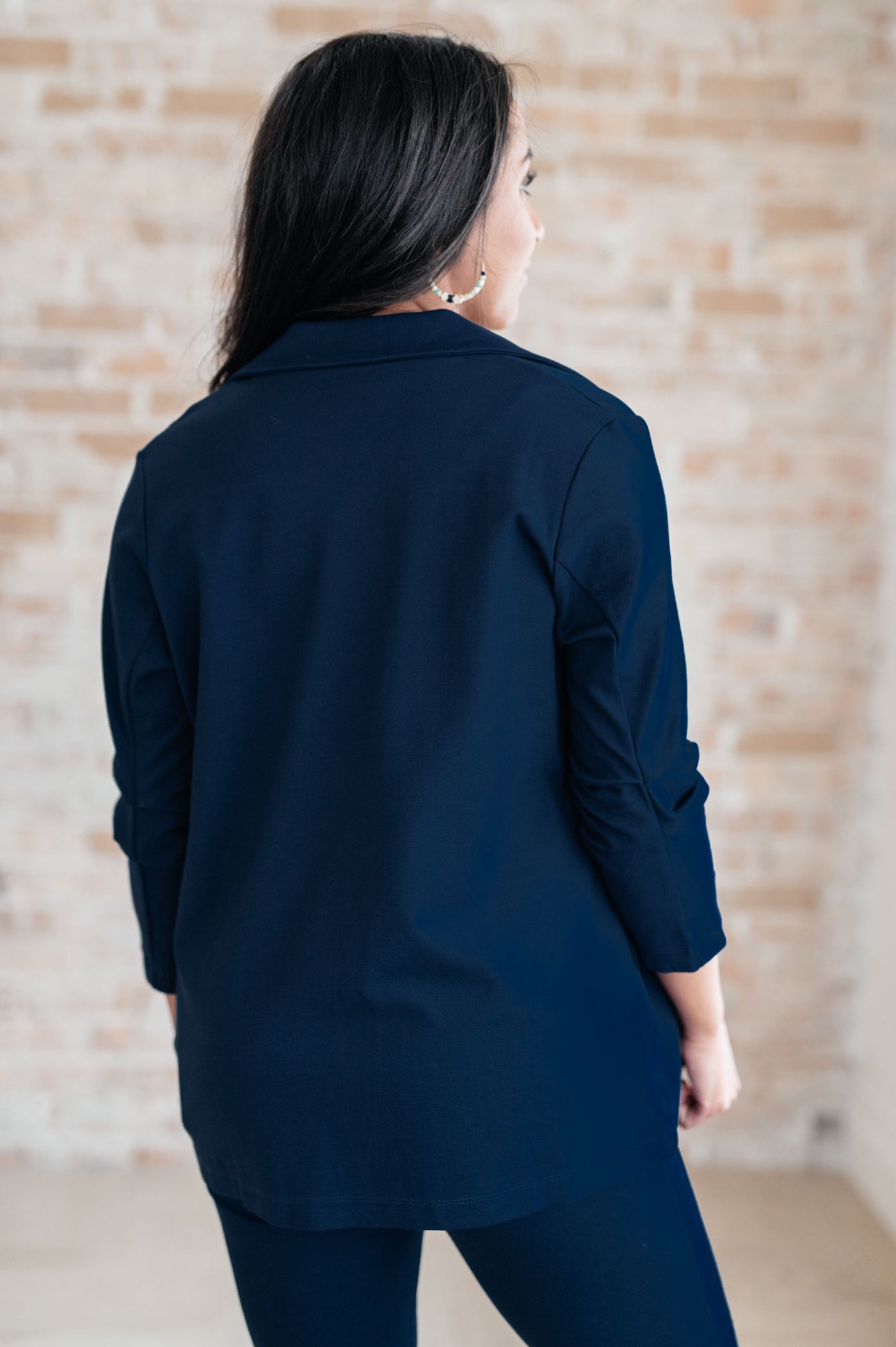 Magic 3/4 Blazer in Navy Womens Southern Soul Collectives