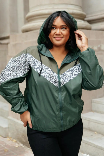 Make Your Move Windbreaker in Olive Womens Southern Soul Collectives