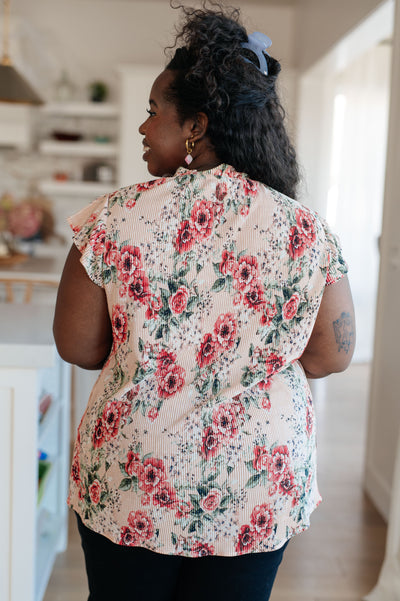 Making Me Blush Floral Top Womens Southern Soul Collectives