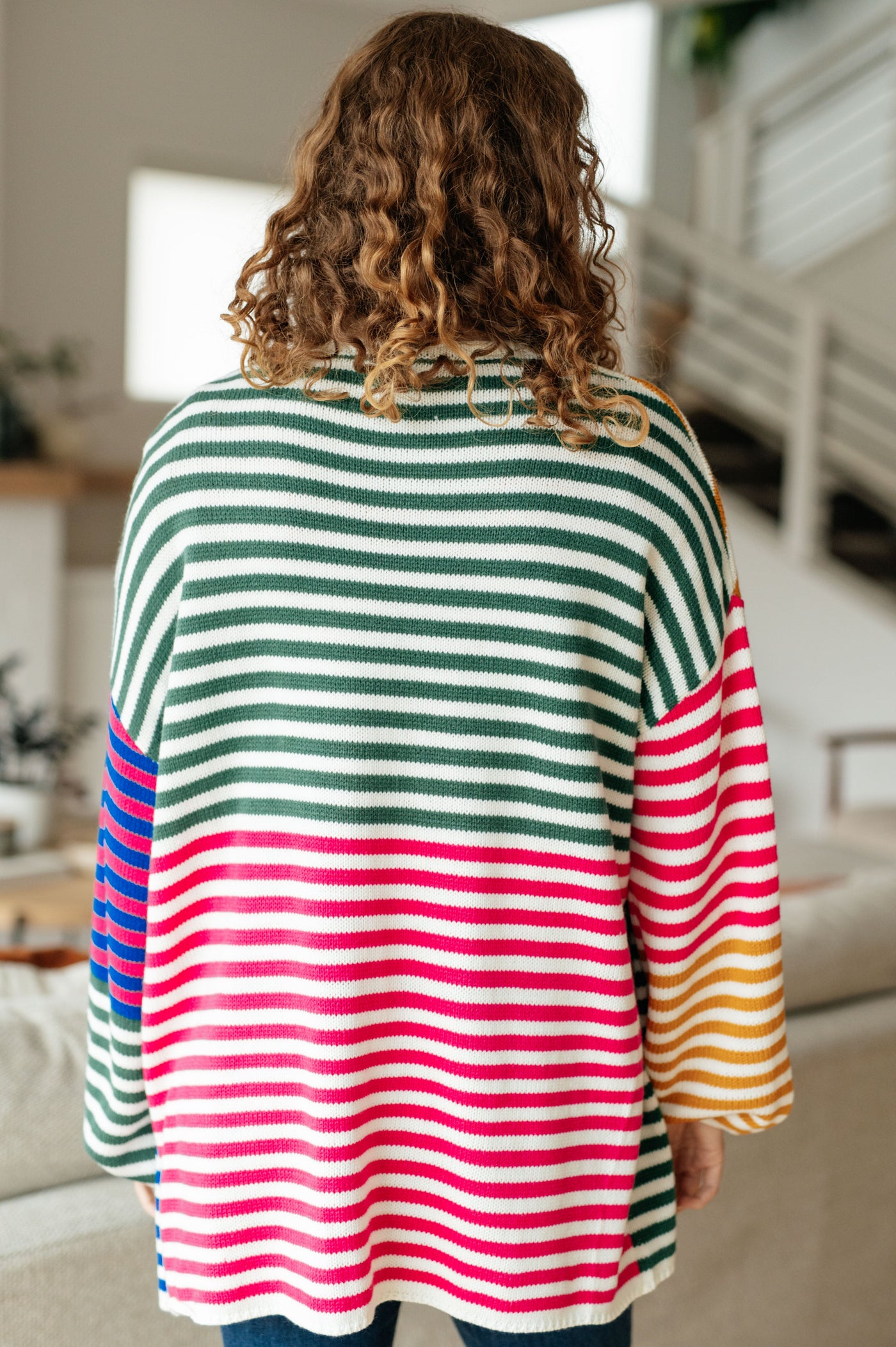 Marquee Lights Striped Cardigan Womens Southern Soul Collectives